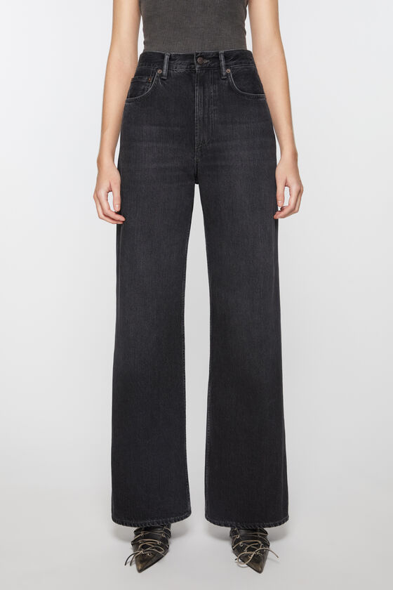Acne Studios 2021f Vintage Trousers Black In Black
