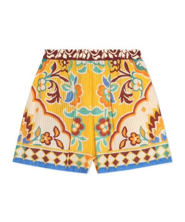 Etro Floral-print Shorts In Multi