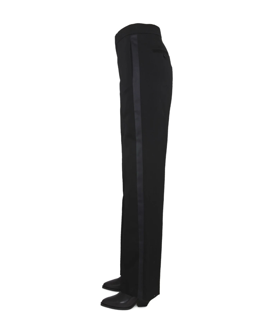 Shop Isabel Marant Logo Casual Pants In Black