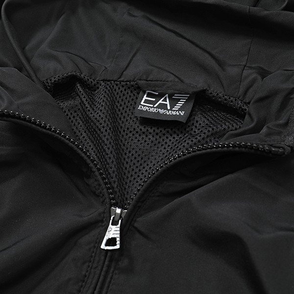 Ea7 Logo Details Casual Jacket In Black