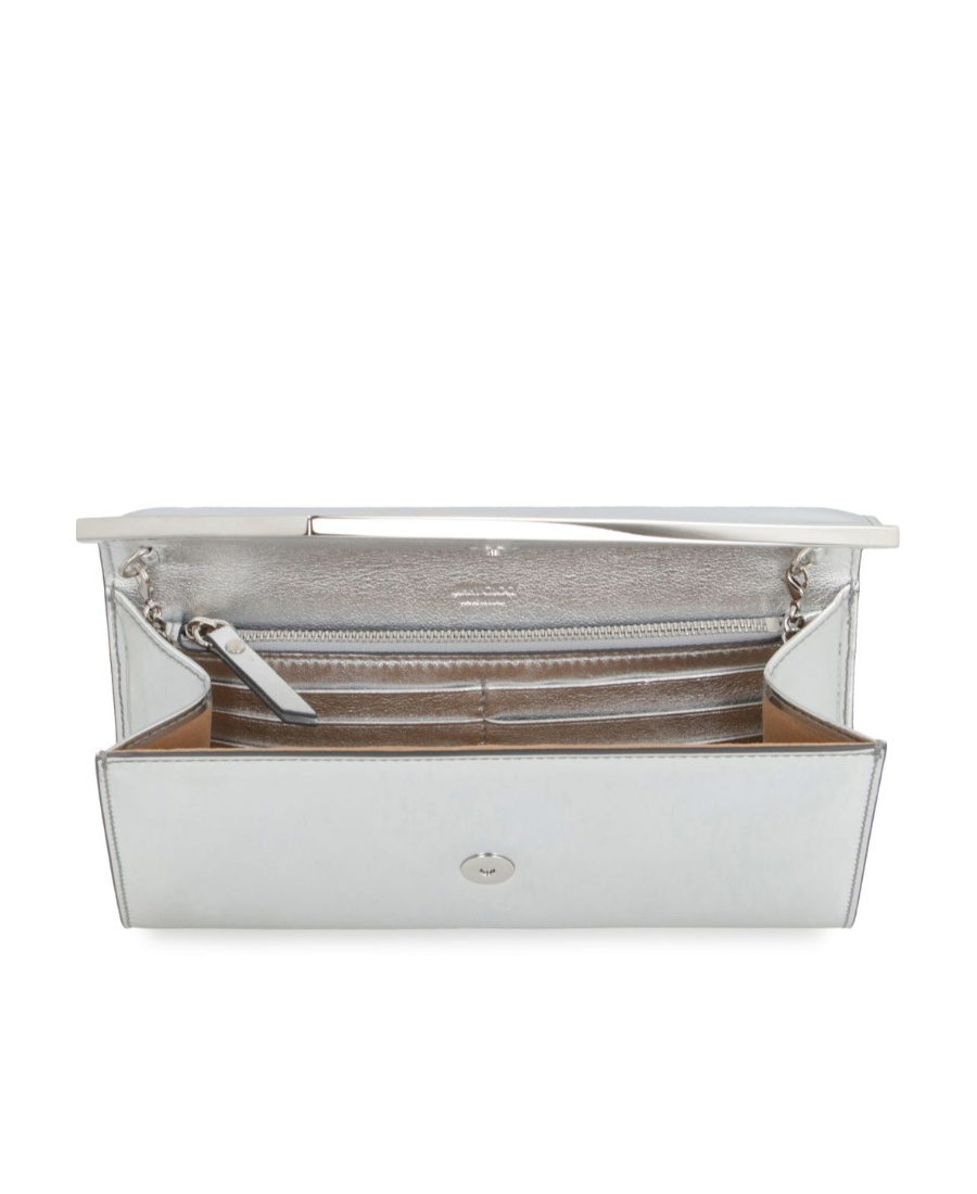 Jimmy Choo Flip Shoulder Bag In White