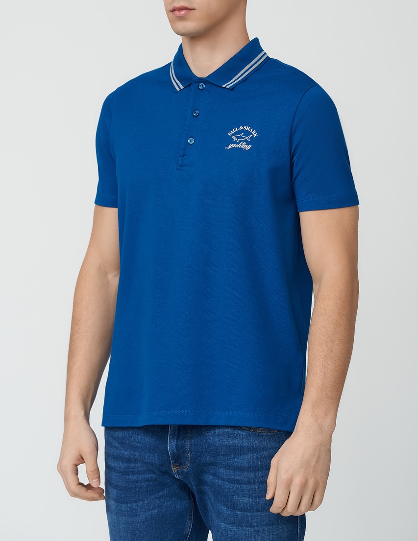 PAUL & SHARK LOGO SHORT-SLEEVED POLO SHIRT