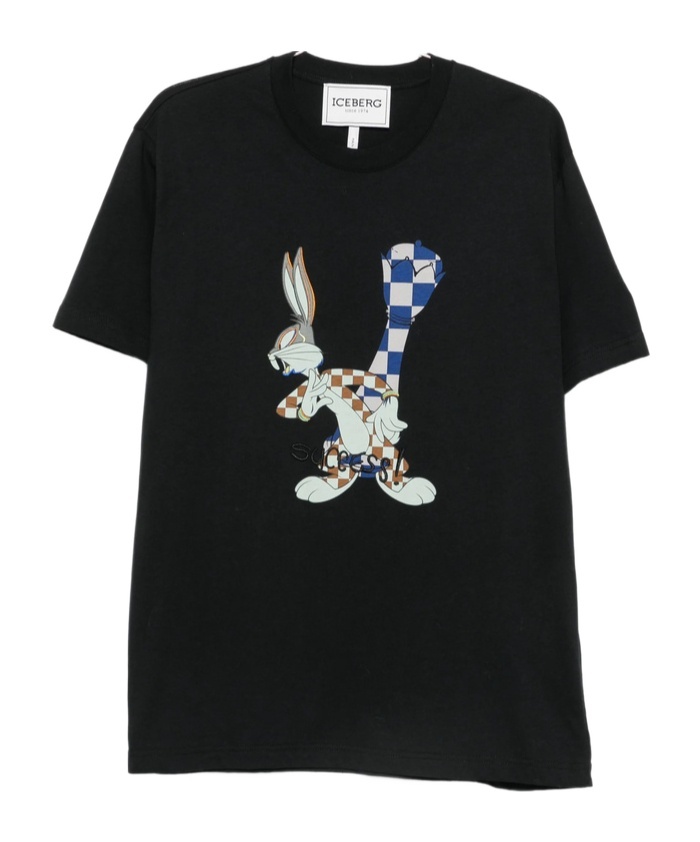 Iceberg Bugs Bunny Oversized T-shirt In Black