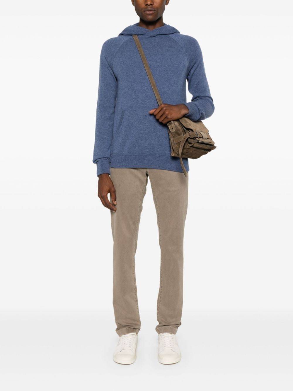 Jacob Cohen Slim Fit Trousers Belt Loops In Nude