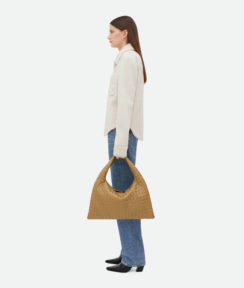 Bottega Veneta Small Hop Shoulder Backpack In Brown