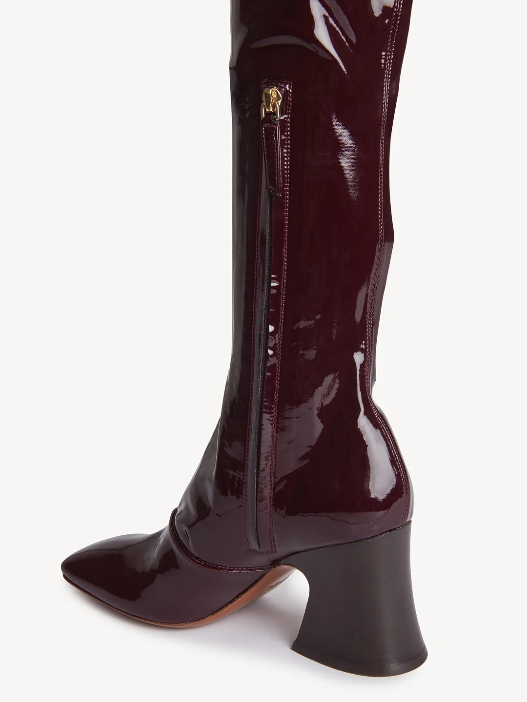 Chloé Janis Patent Leather Over-the-knee Boots