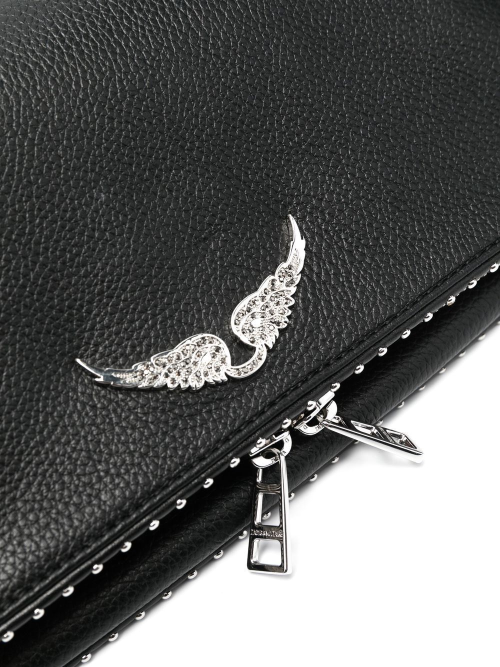 ZADIG & VOLTAIRE ZADIG VOLTAIRE STUD-EMBELLISHED CHAIN-LINKED SHOULDER BAG