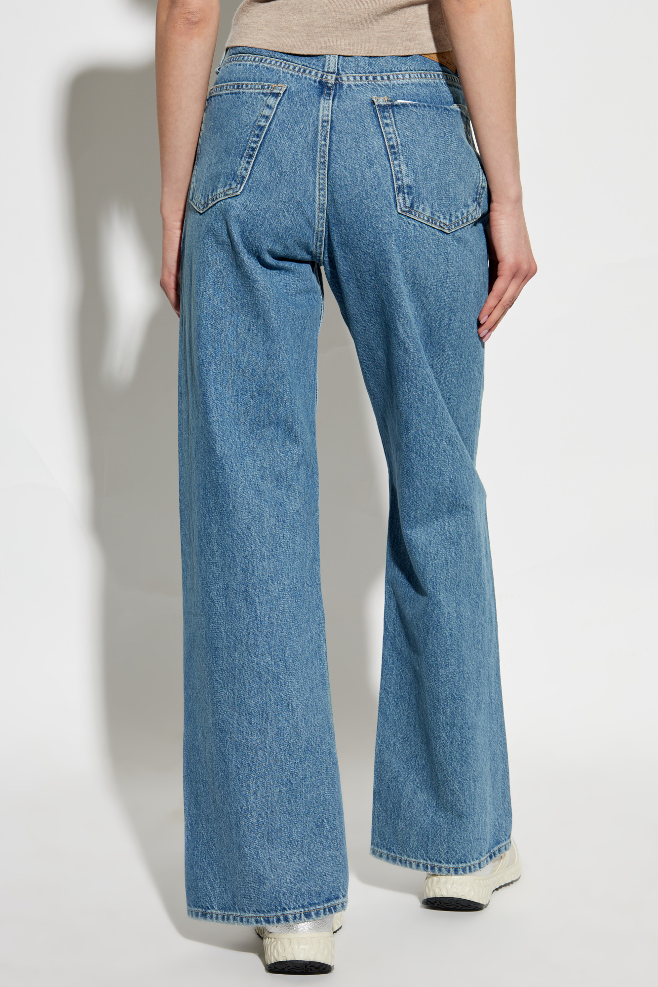 Rag & Bone Shea High Rise Relaxed Straight In Blue