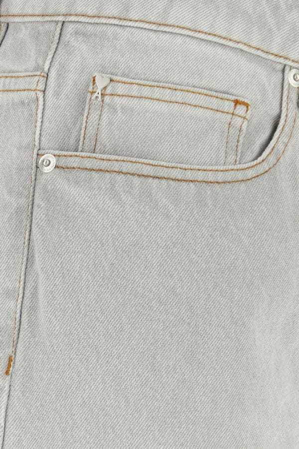 Shop Ami Alexandre Mattiussi Ami Low-rise Jeans In Gray