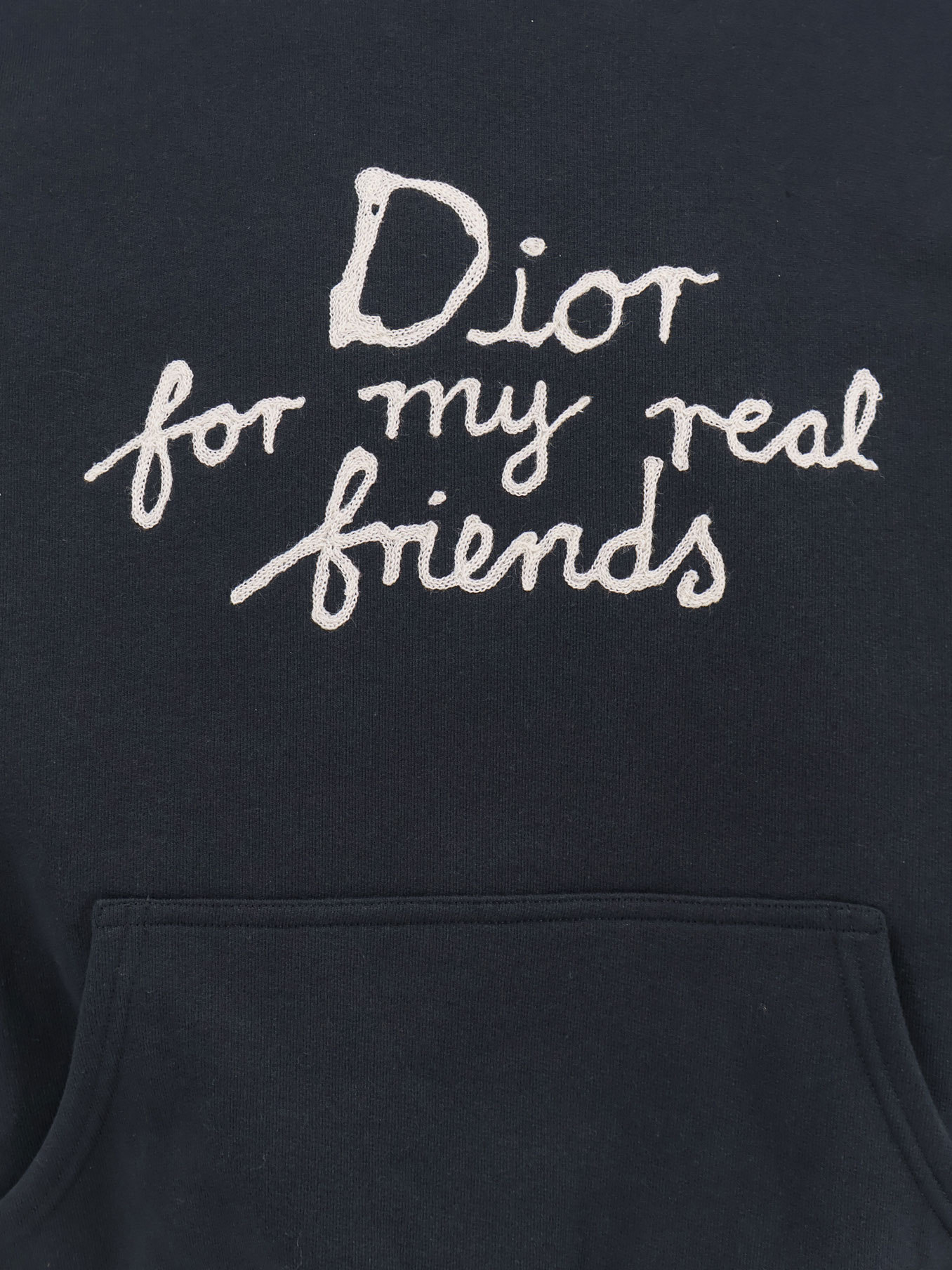 Dior Hooded Sweatshirt In Blue