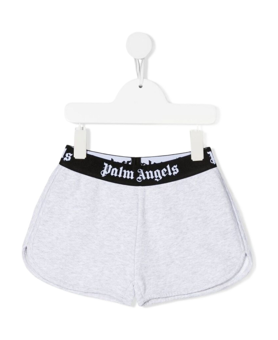 Palm Angels Logo Waistband Track Pants In White