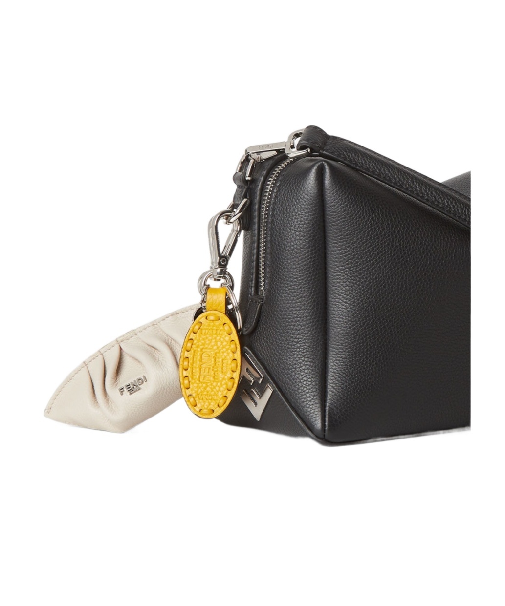 Fendi Keychain Saddle Accessories In Yellow