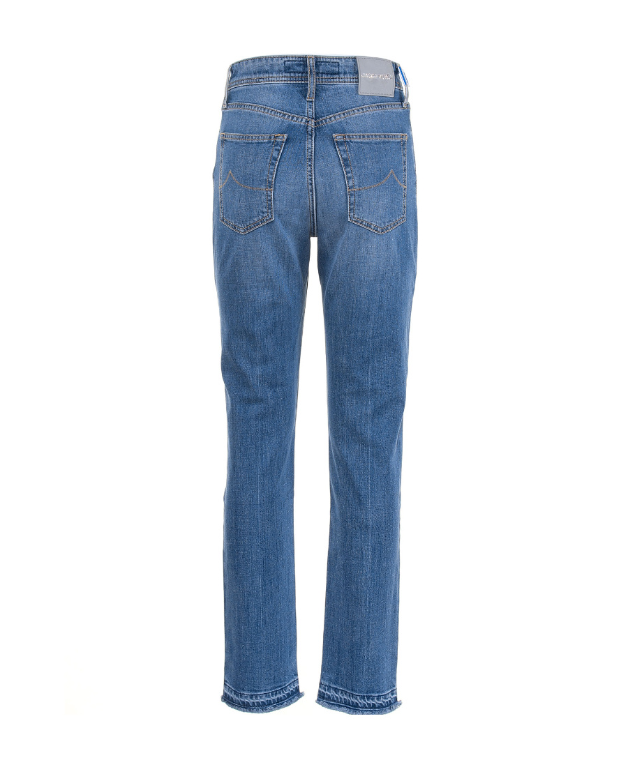 Jacob Cohen Straight-leg Distressed Jeans In Blue