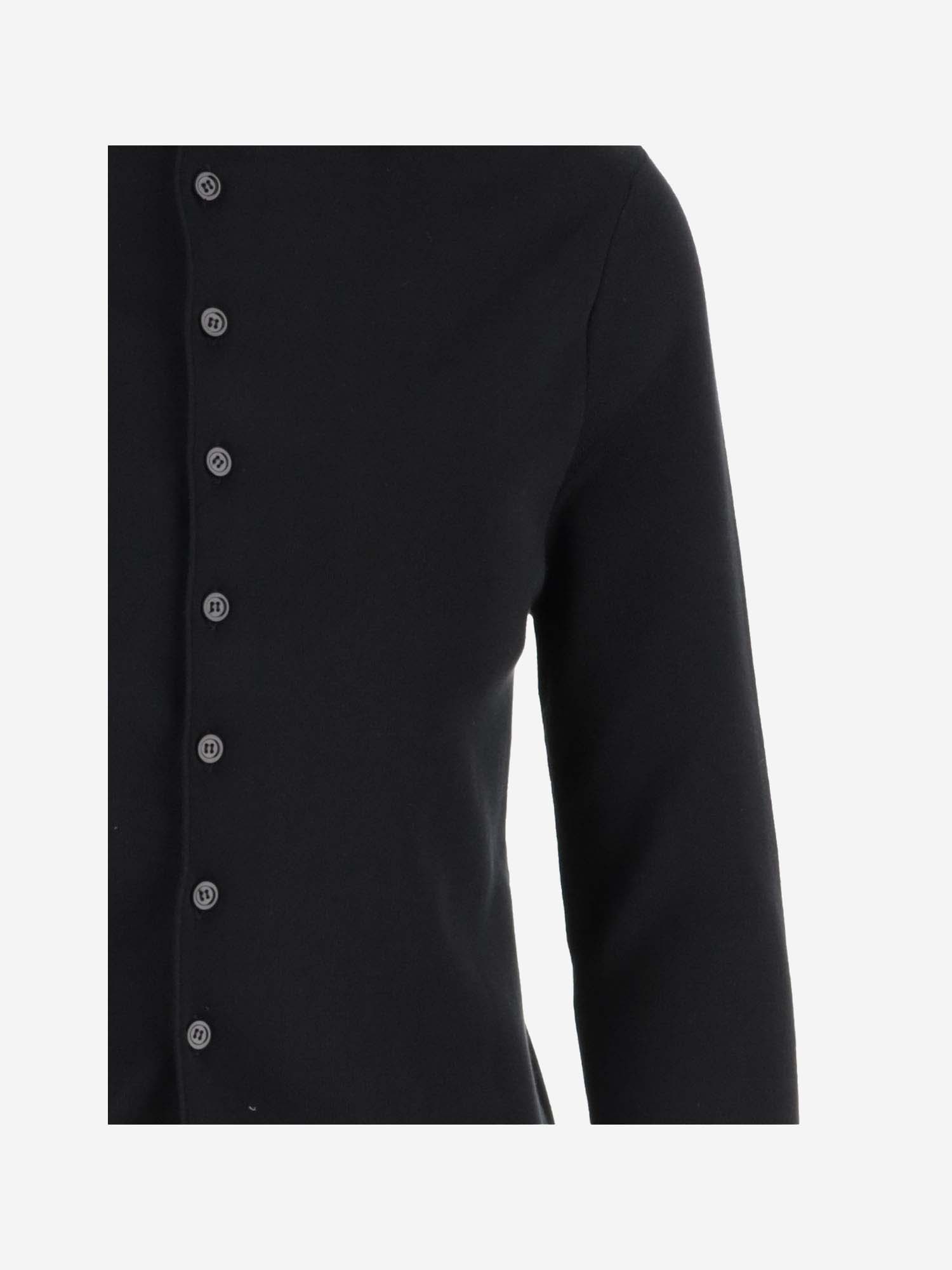 Loewe Long-sleeved Shirt In Black