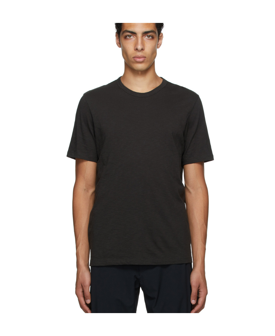Theory T-shirt With Round Neck In Black