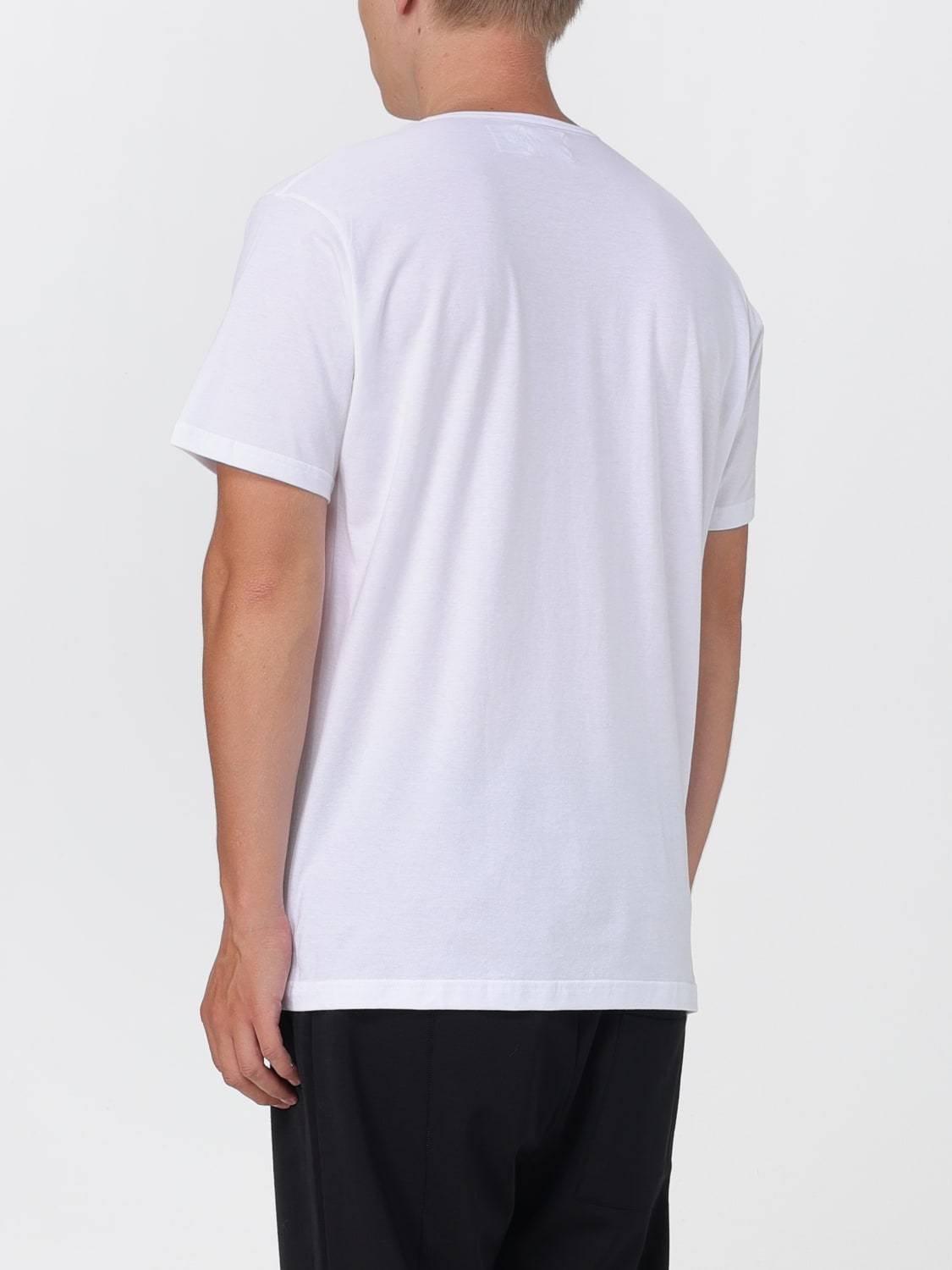 Comme Des Garçons Item O-neck Short-sleeved T-shirt In White