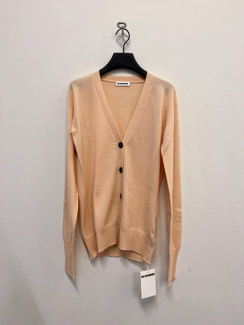 Jil Sander Long-sleeved Sweater In Nude