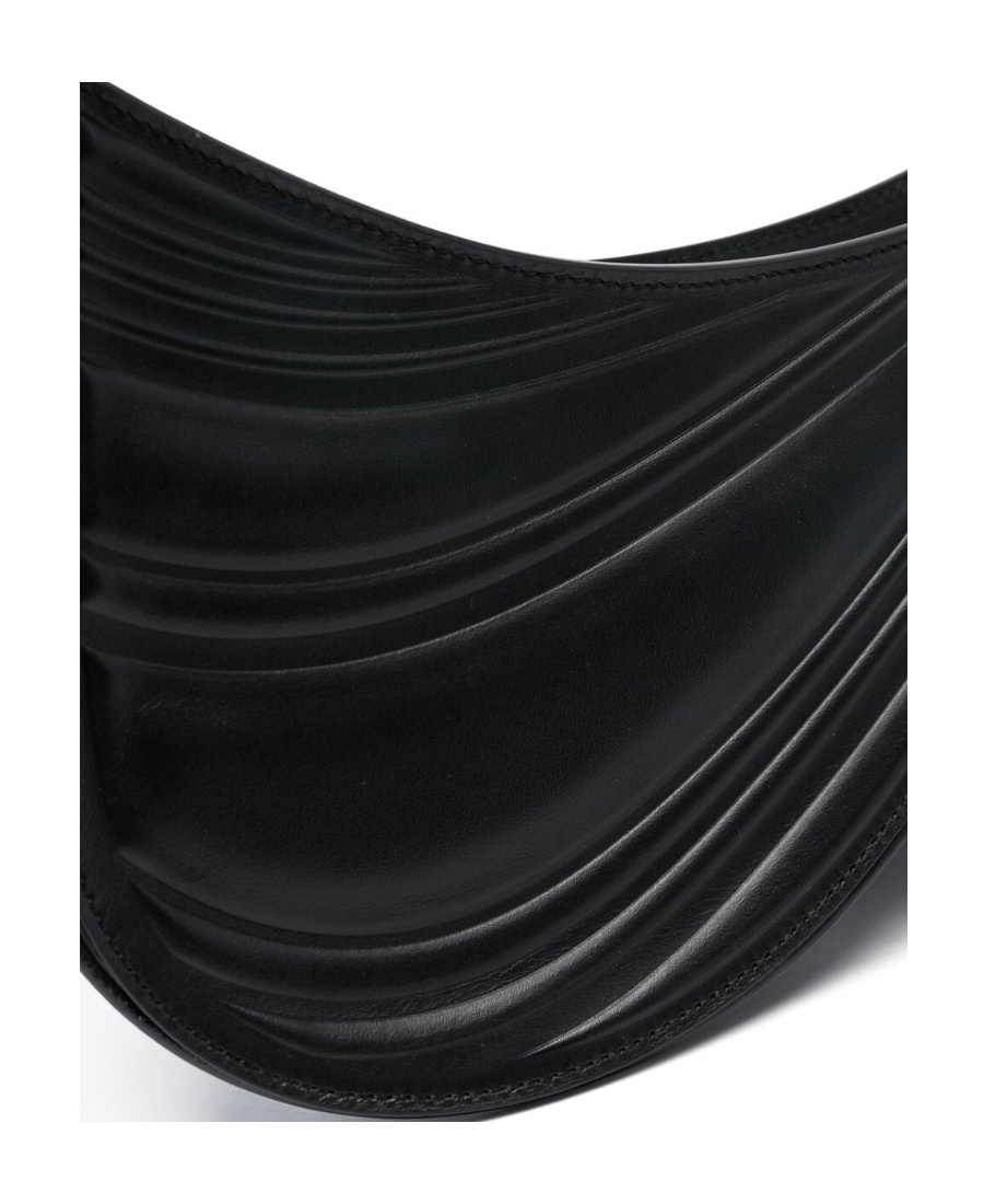 MUGLER TOP ZIPPER SHOULDER BAG