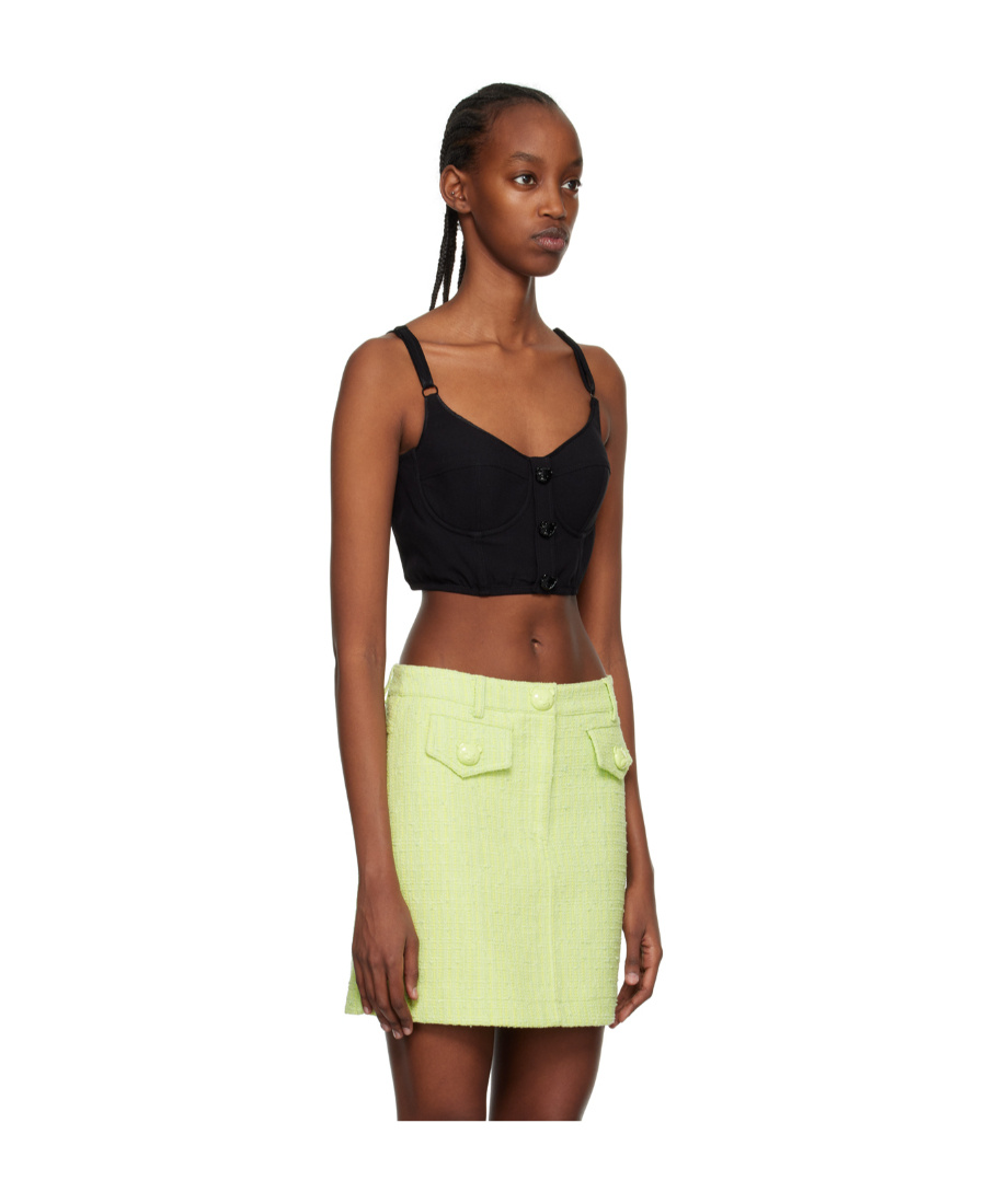 Moschino Button Sling Vest In Multicolor