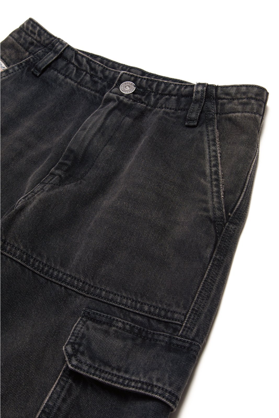 Diesel Black Straight Jeans In Black