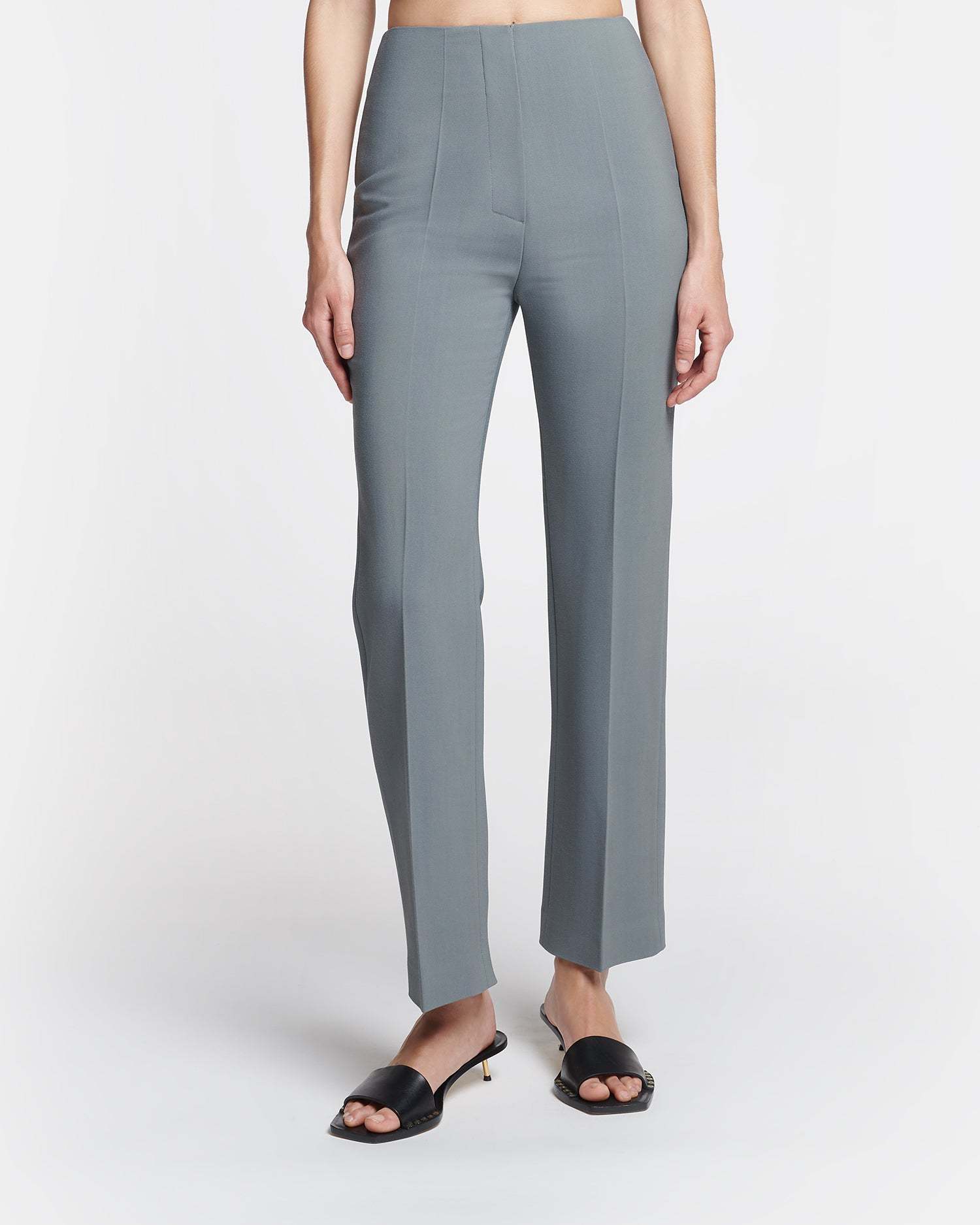 Nanushka Erinna Tailored Trousers In Gray
