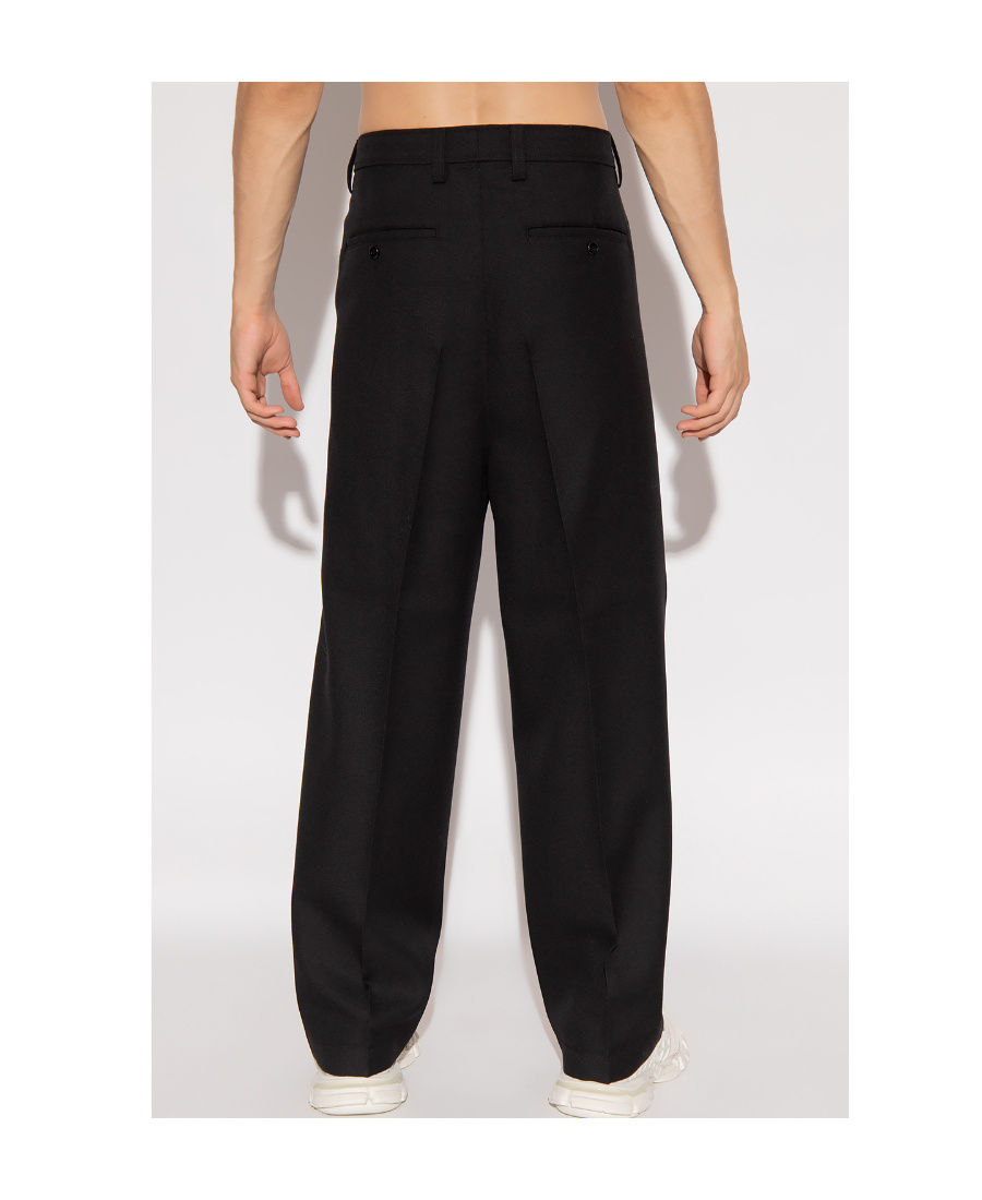 AMI ALEXANDRE MATTIUSSI WIDE-LEG TAILORED TROUSERS