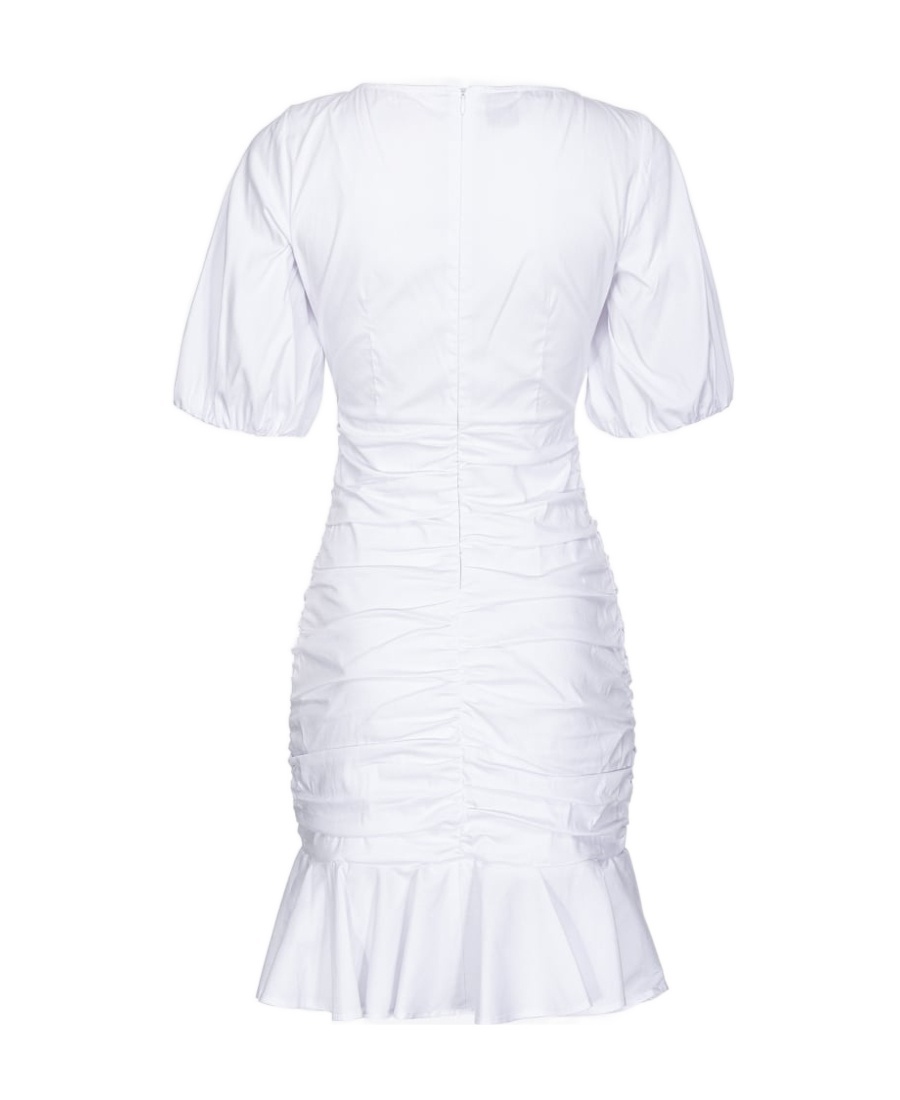 Pinko Cut-out Minidress In White
