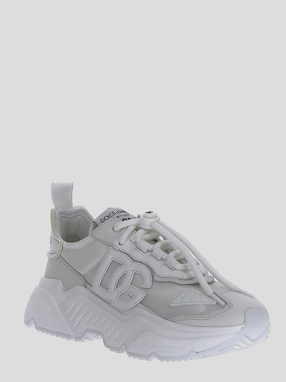Dolce & Gabbana Dolce Gabbana Daymaster Logo-patch Sneakers In Gray