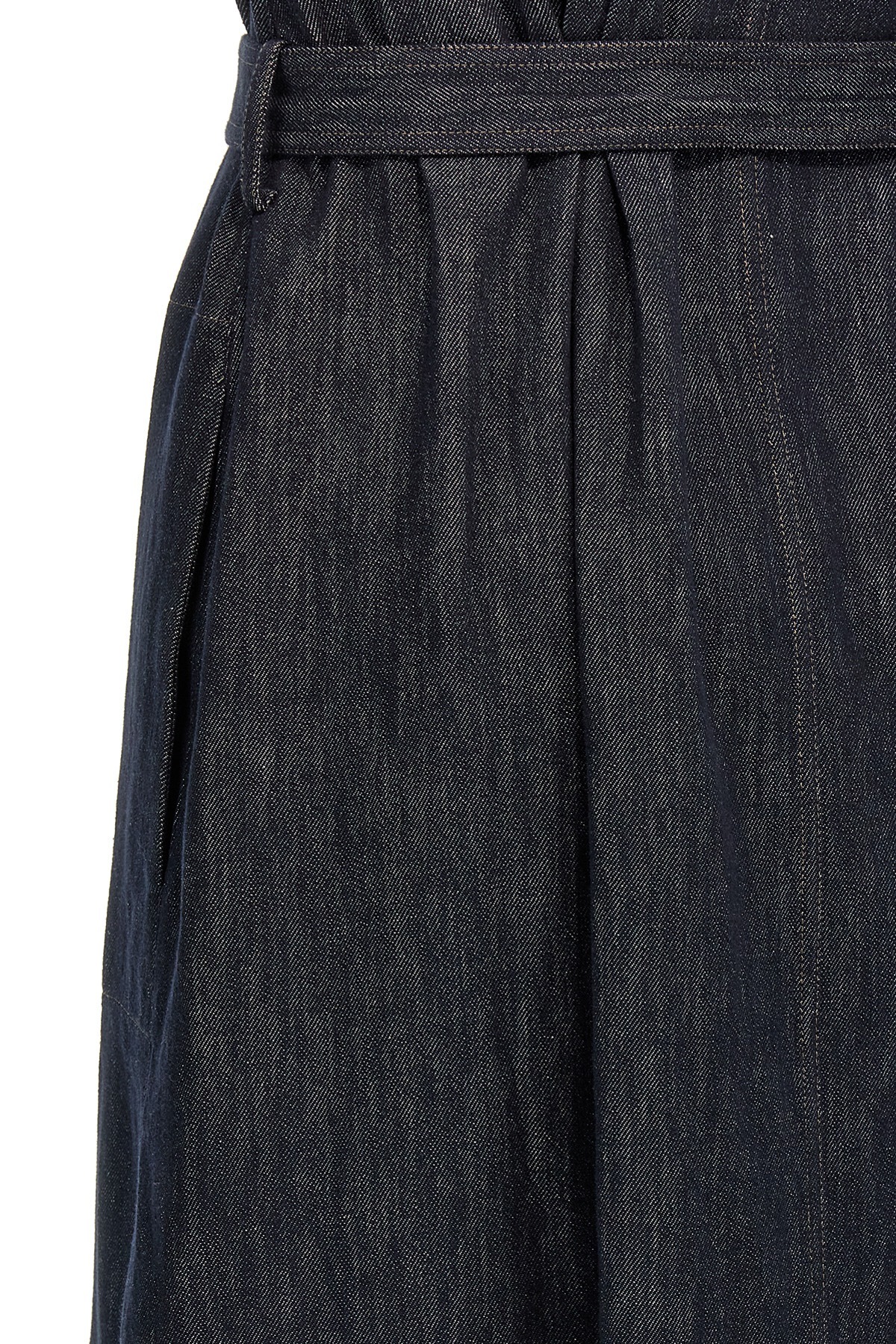 Brunello Cucinelli Denim Dress In Black