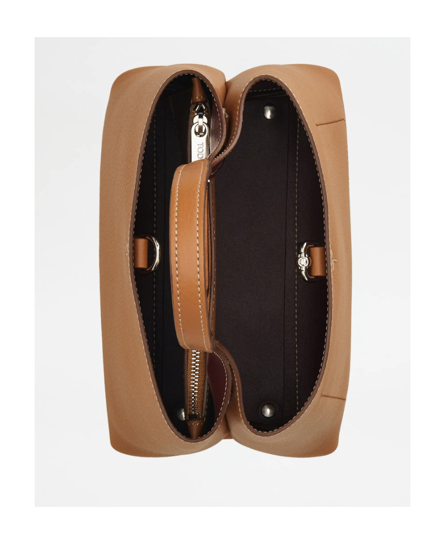 Tod's Brown Leather Handle Bag In Brown