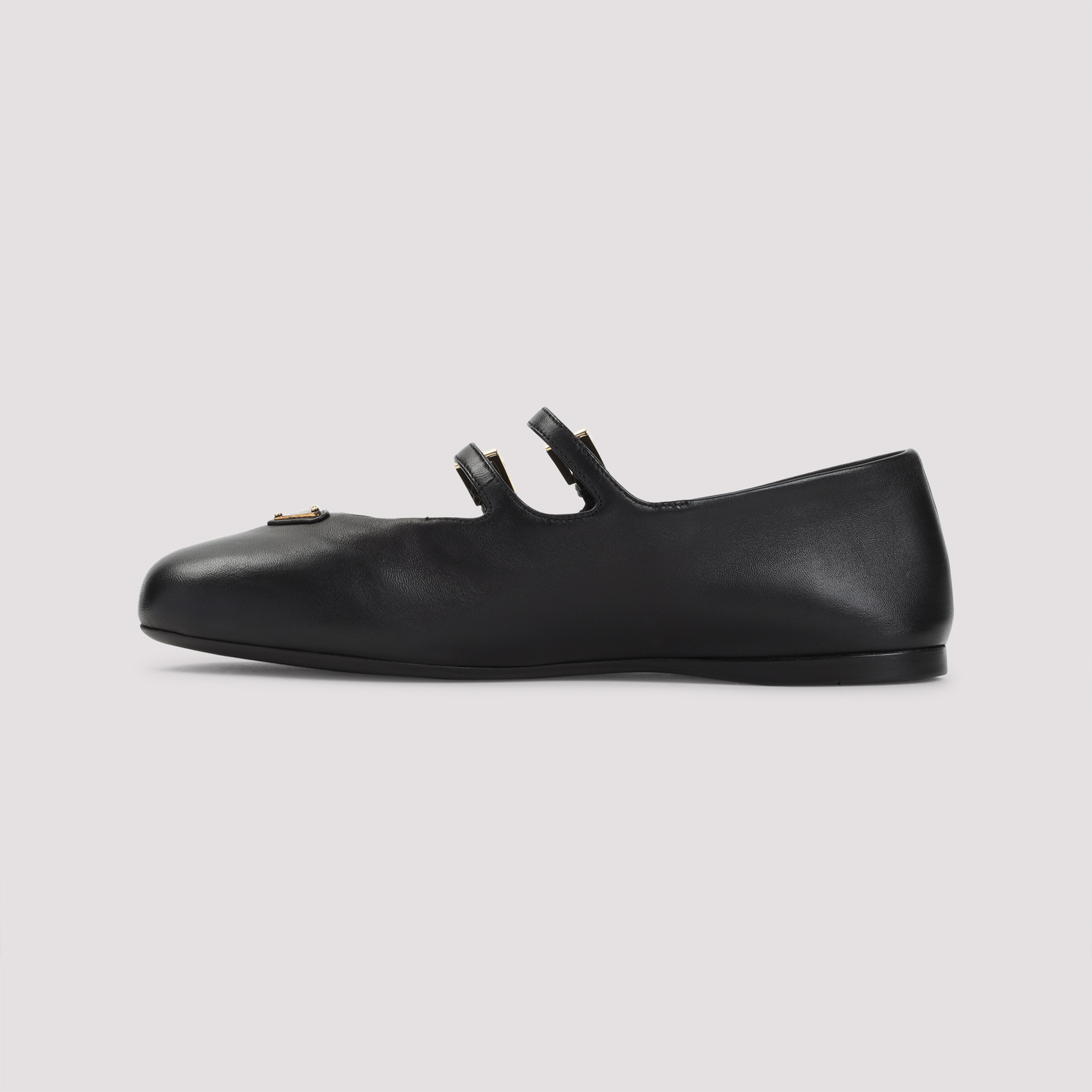 Prada Women Nappa Leather Ballerinas In Black