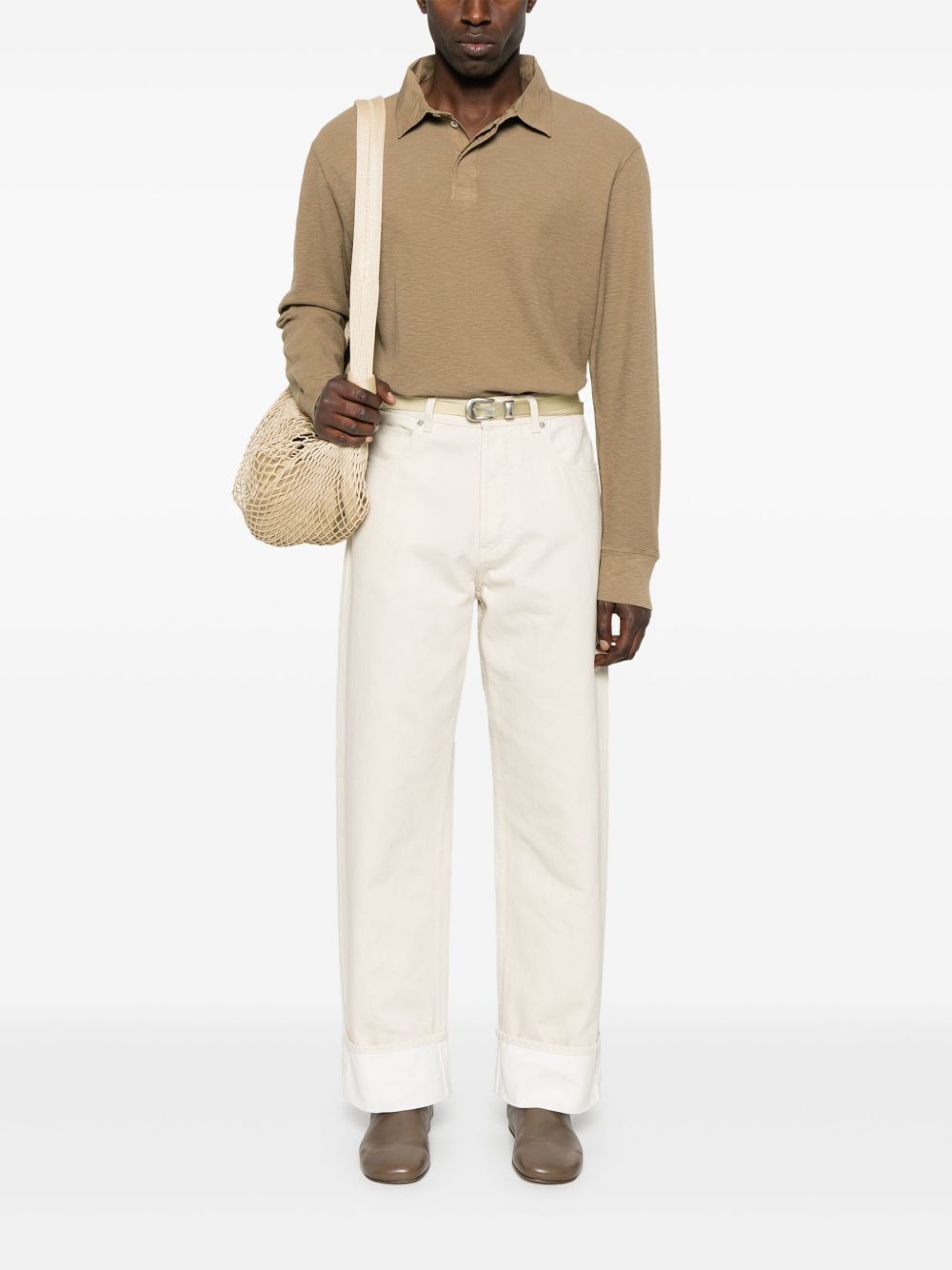 Sunflower Light Brown Cotton Polo