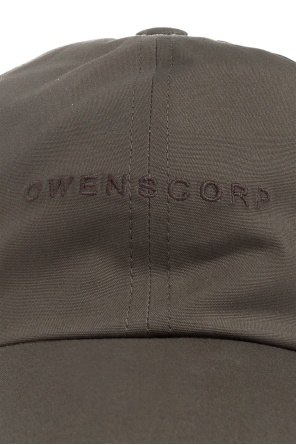 Rick Owens Owenscorp-embroidered Cap In Green