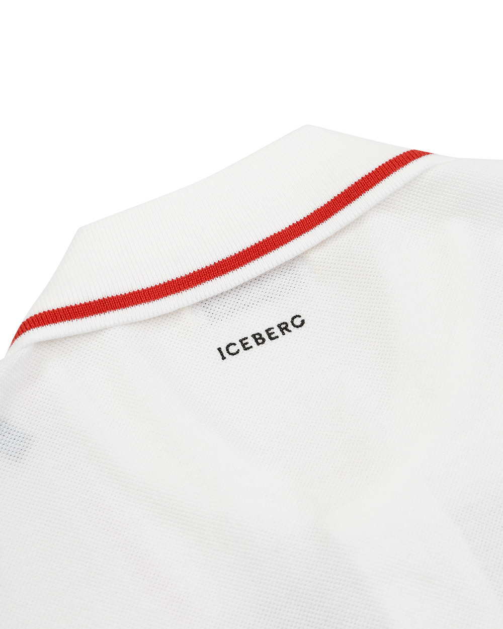 ICEBERG PRINTED PATTERN POLO SHIRT