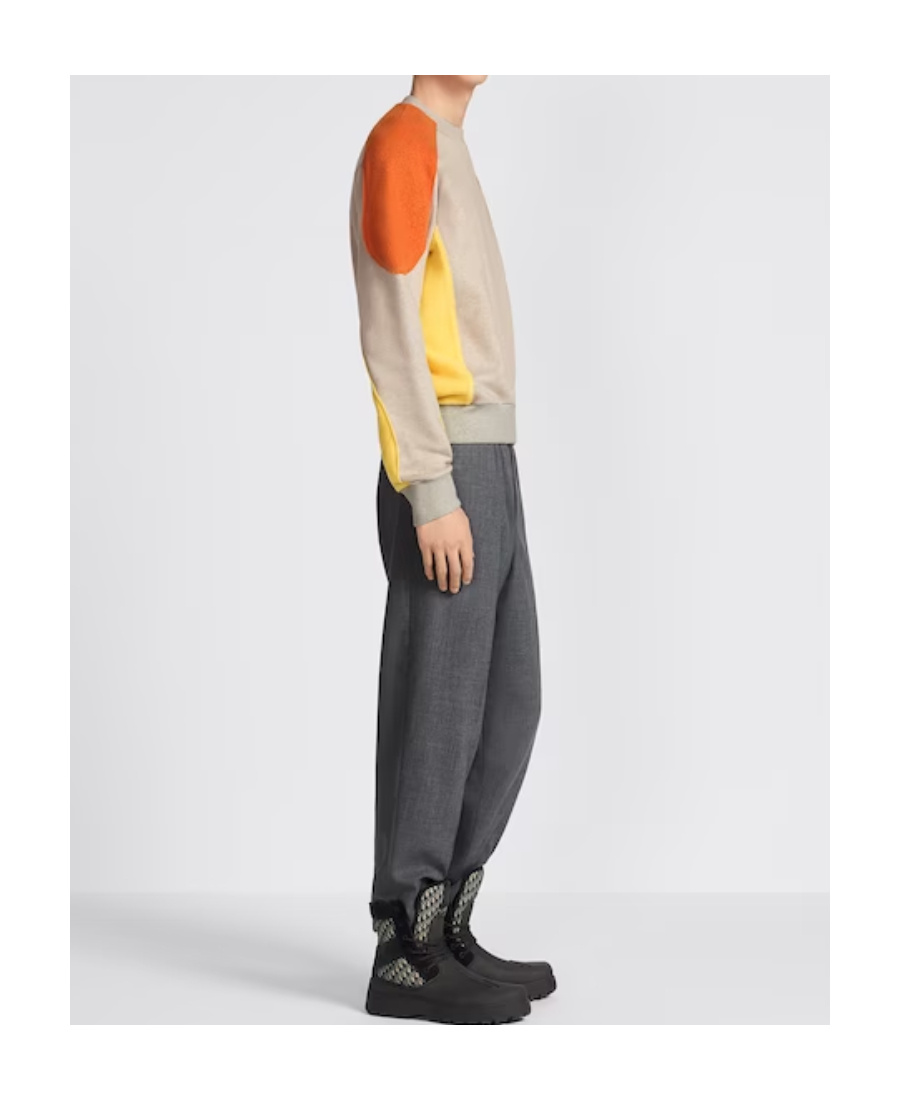 Dior Homme Straight-leg Pleated Pants In Gray