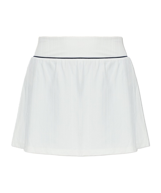 Lacoste Elastic-waist Skirt In White
