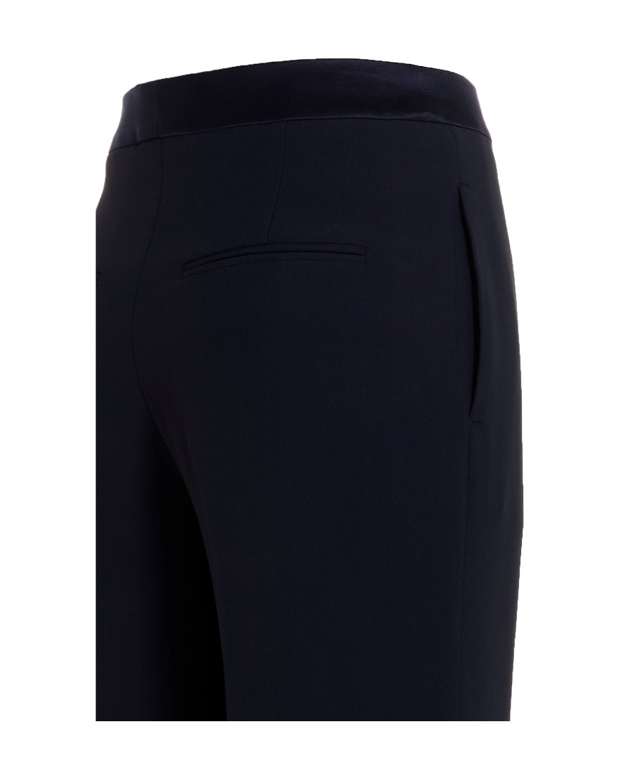 Ermanno Scervino Trousers Wide Leg Elastic Waistband In Black
