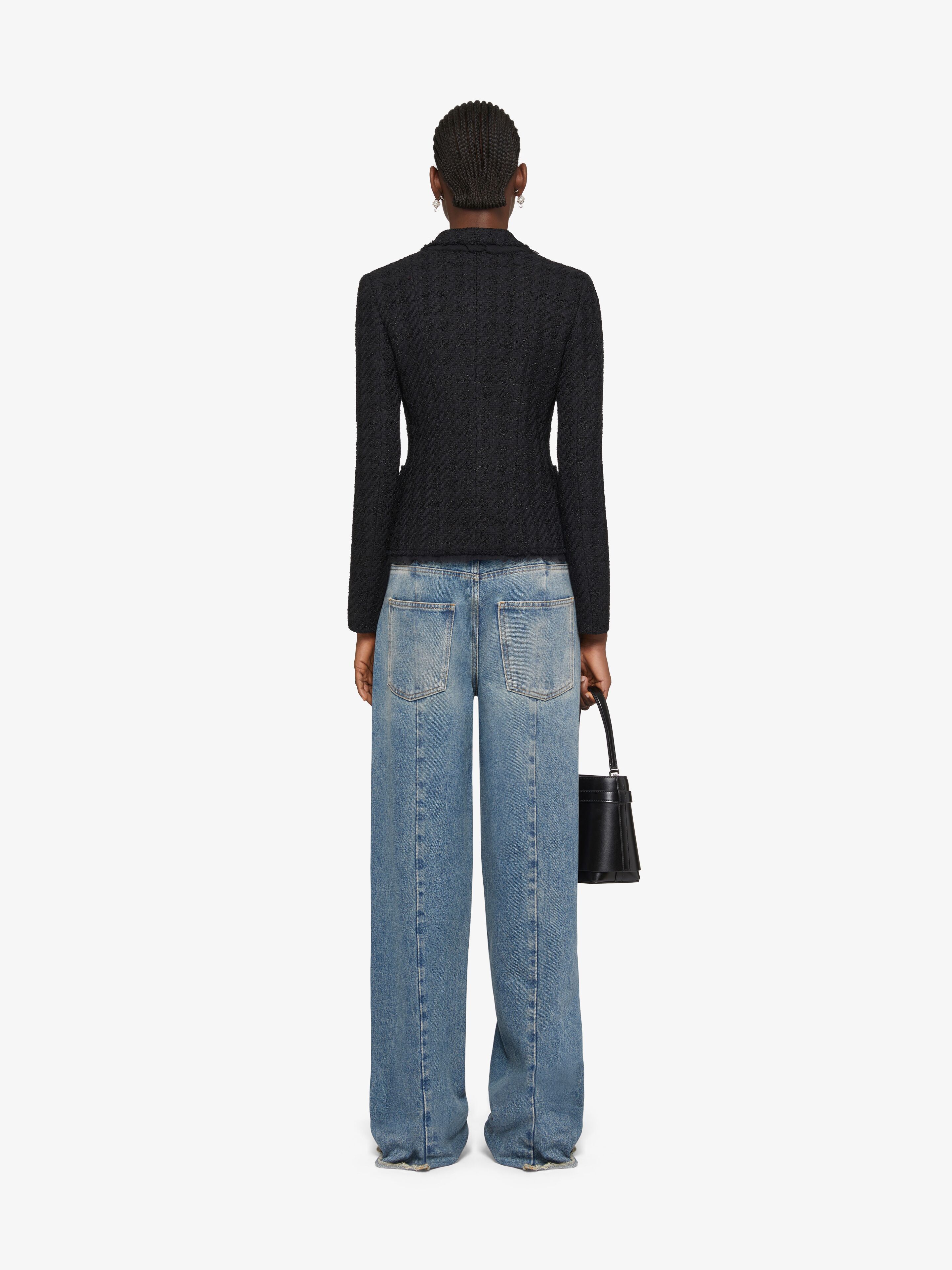Givenchy Jean En Denim Oversize Avec Coutures Apparentes In Blue