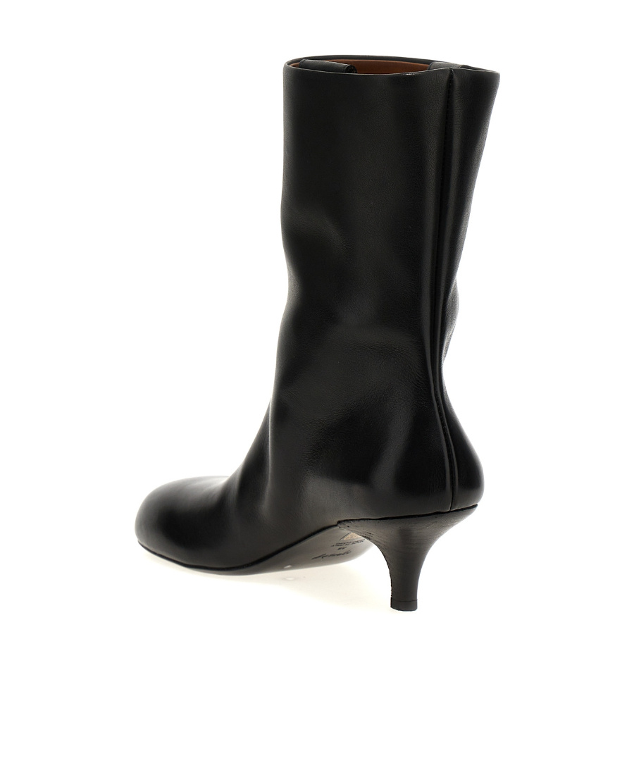 Marsèll Tillo Square Toe Ankle Boots In Black