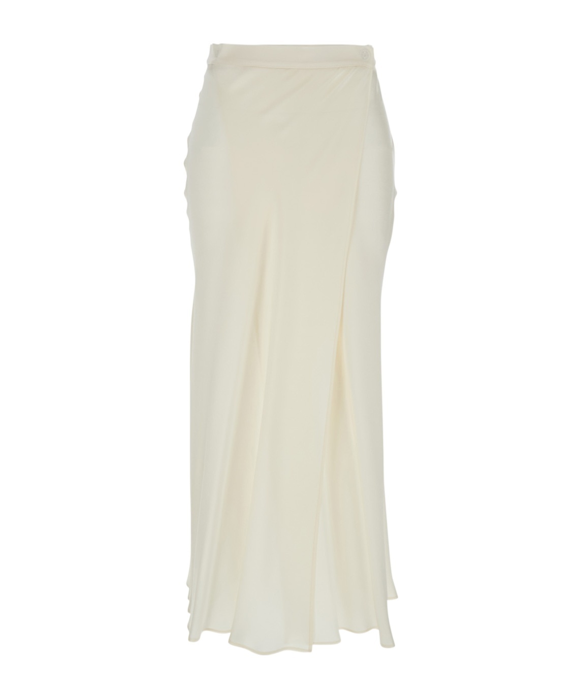 Shop Semicouture Ambra Midi Skirt In White