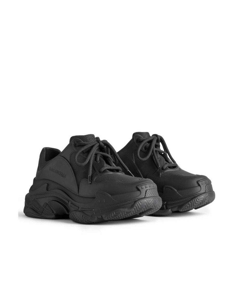 Balenciaga Women's Triple S Mold Trainers In Black In Black