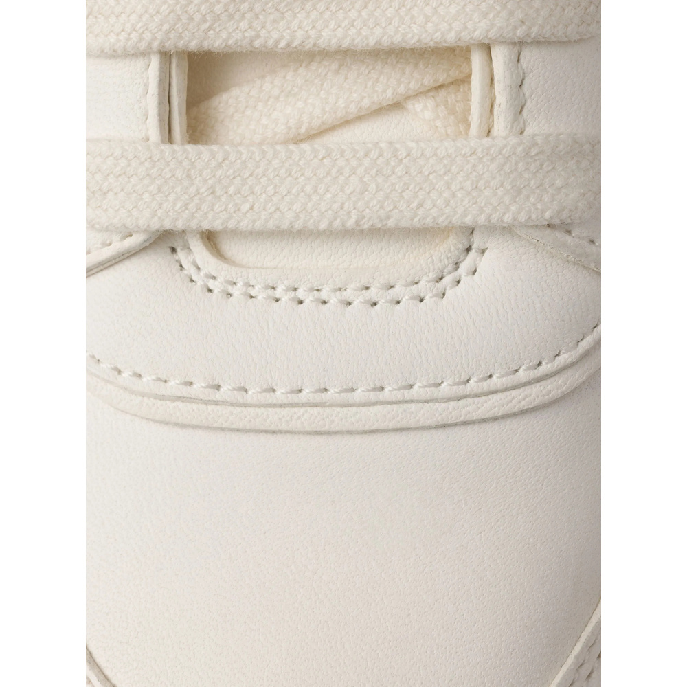 Prada Round Head Low-cut Casual Shoes In Nude