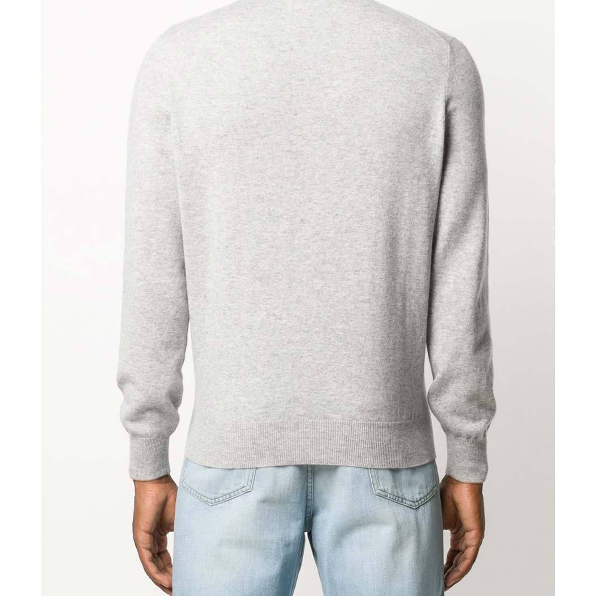 Brunello Cucinelli Crew-neck Cashmere Pullover In White