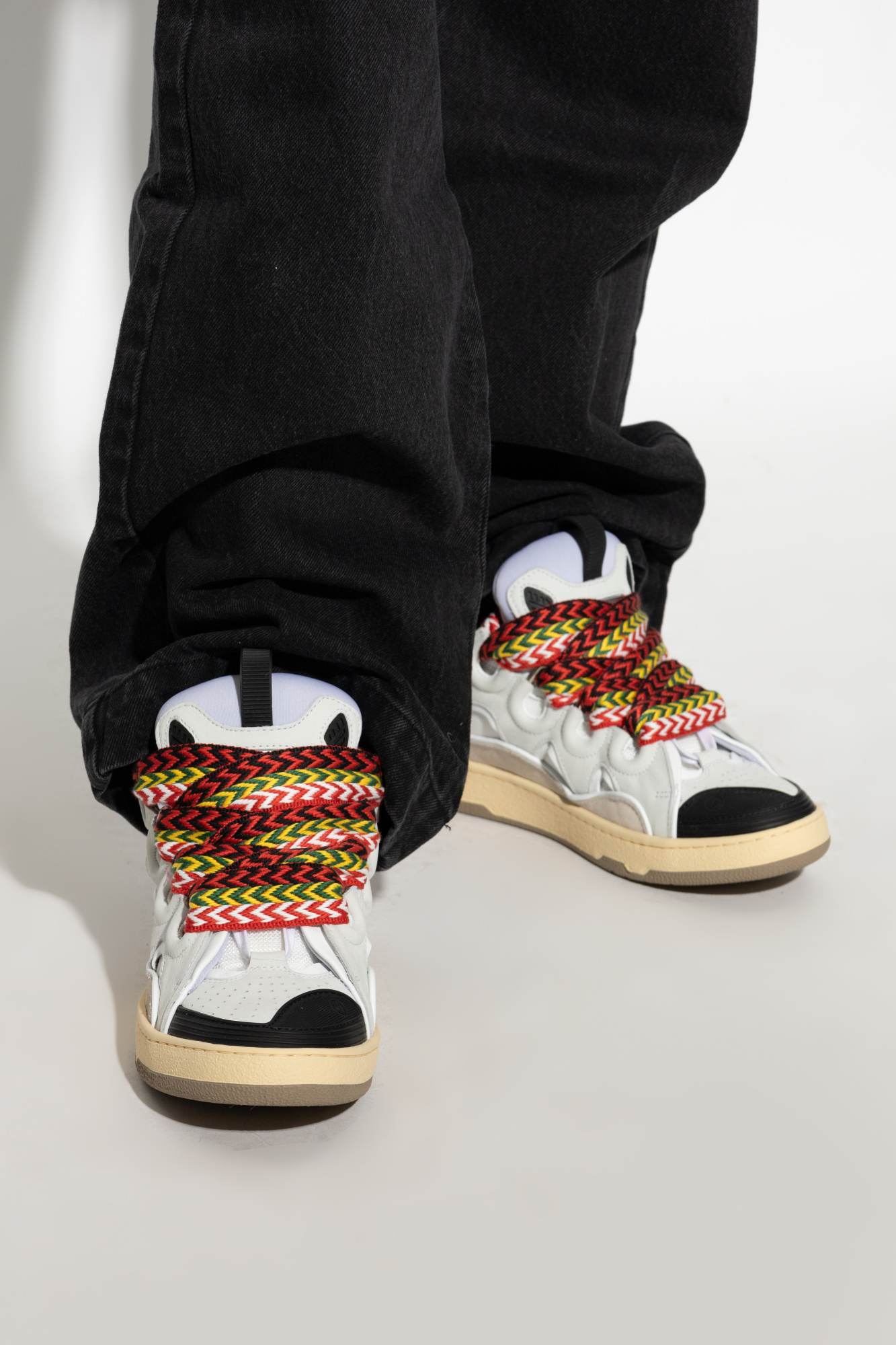 LANVIN LACE-UP LOW-CUT CASUAL SHOES
