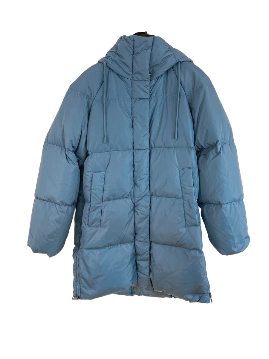 Weekend Max Mara Long-sleeved Cotton Clothes In Blue