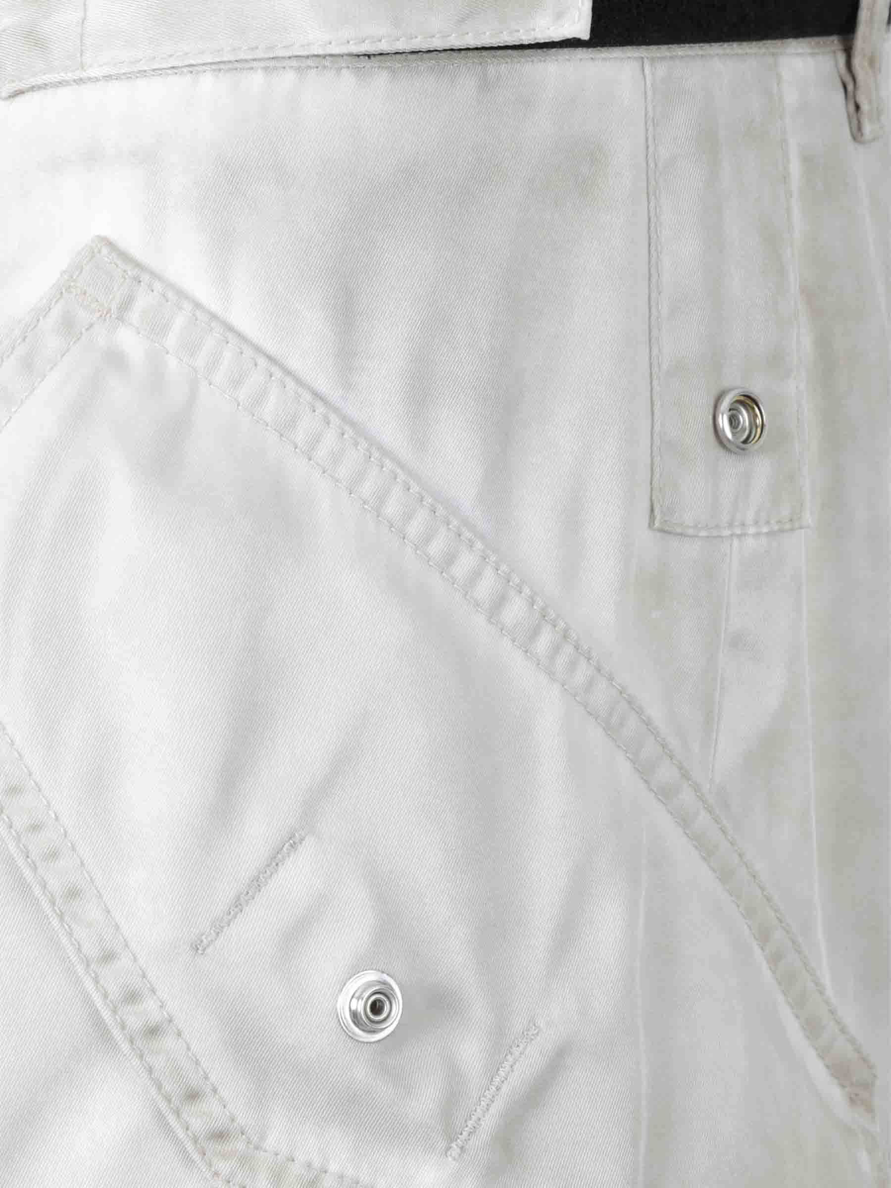 Dsquared2 Belt Loops Slacks In White