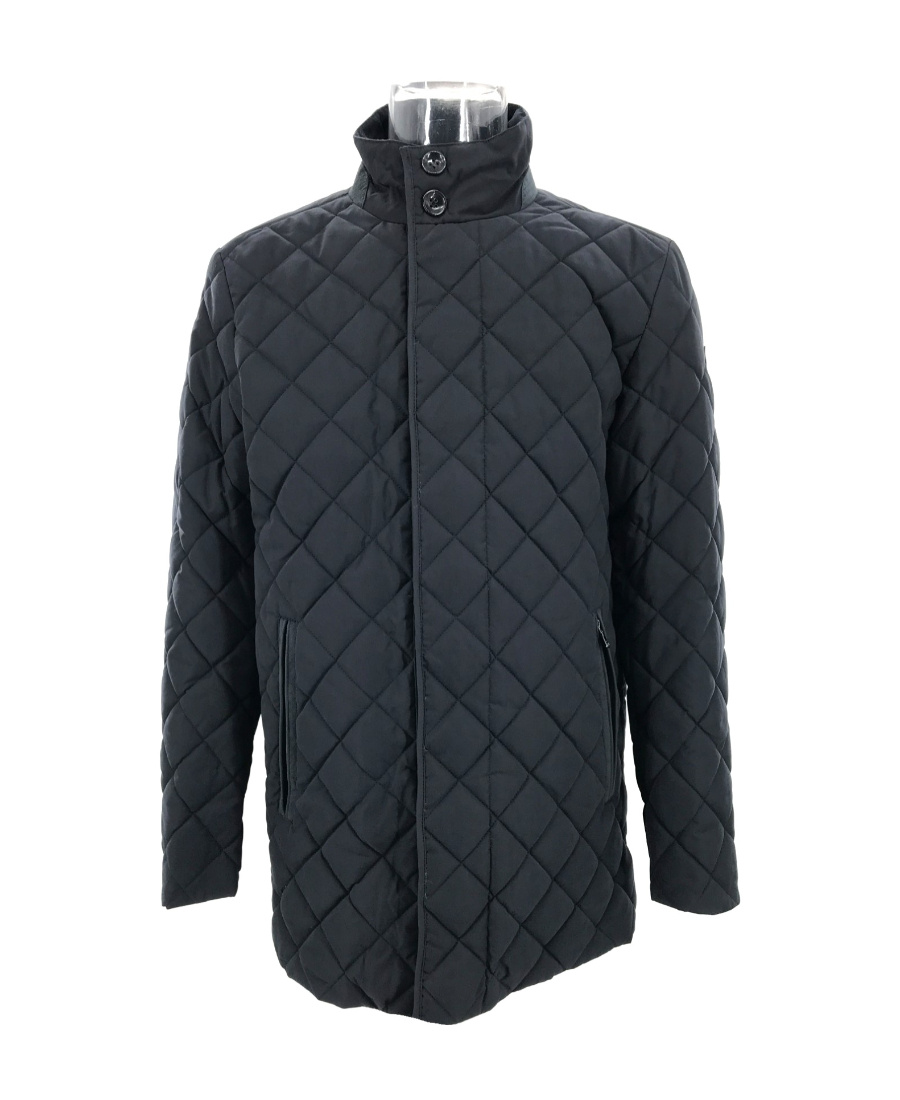 Paul & Shark Quilted Cotton Suit In Black