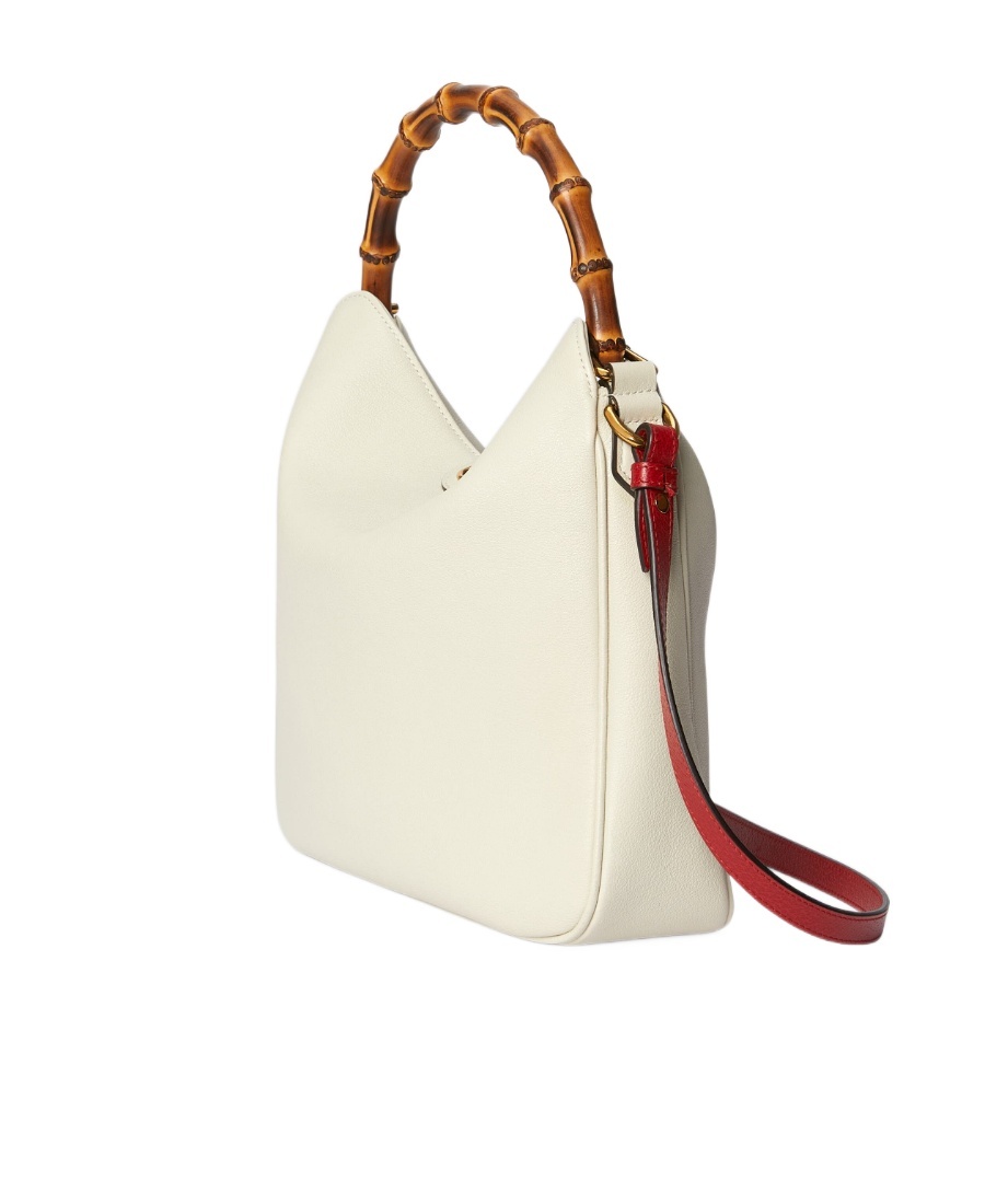 Gucci Diana Medium Shoulder Bag In White
