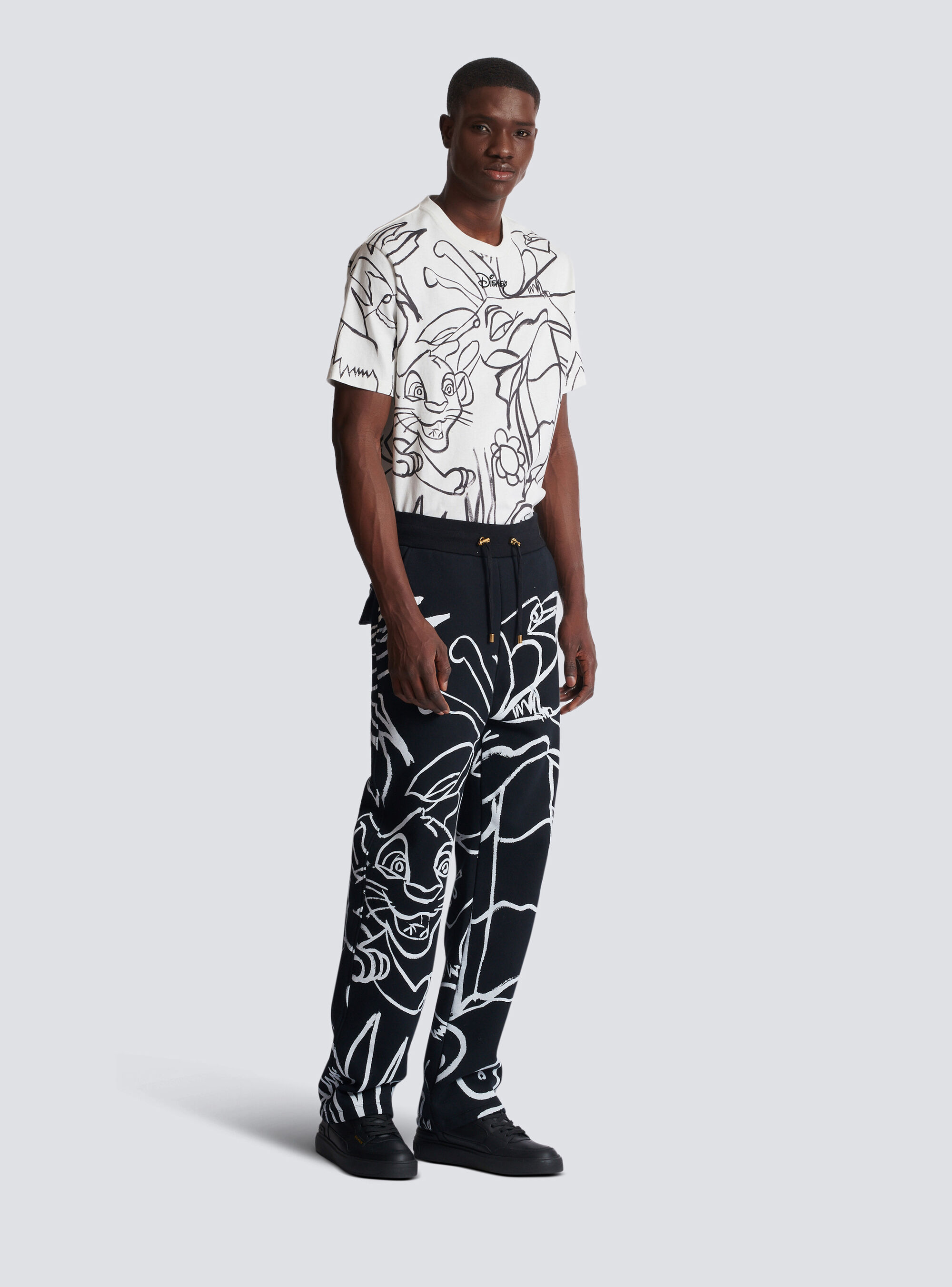 Balmain X Disney The Lion King Sweatpants In Black