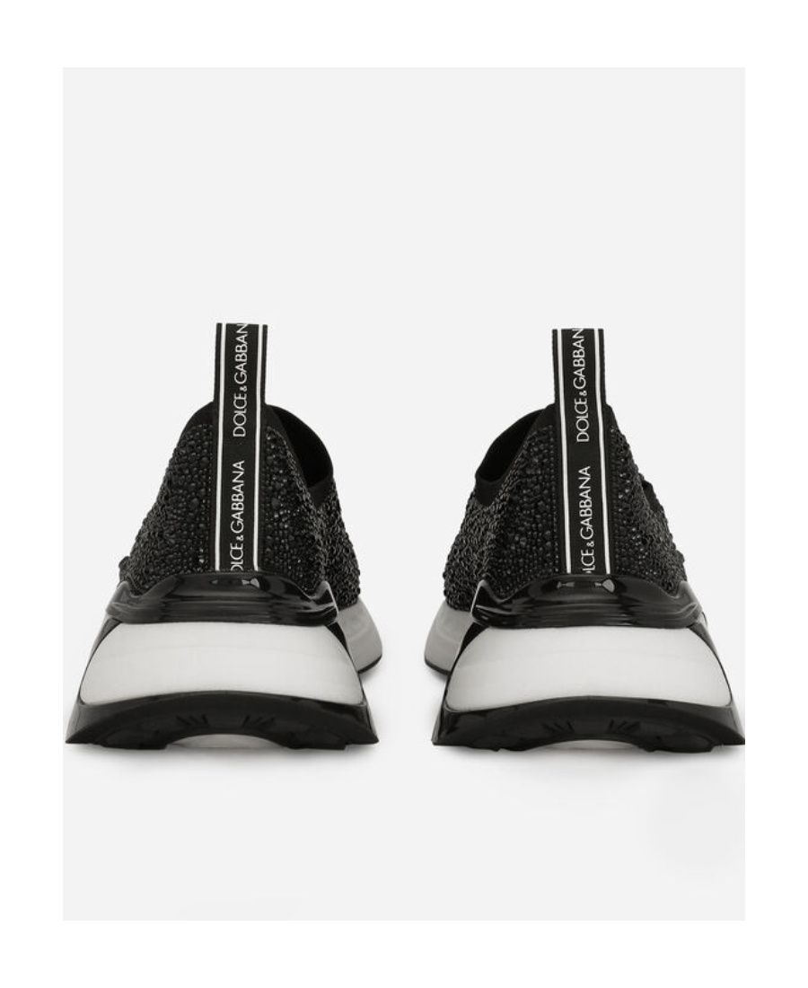 Dolce & Gabbana Sorrento Slip-on Sneakers In Black